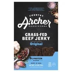 Country Archer Provisions Grass-Fed Original Beef Jerky 2.5 oz