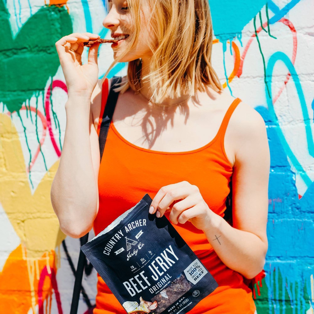 slide 4 of 5, Country Archer Provisions Grass-Fed Original Beef Jerky 2.5 oz, 2.5 oz