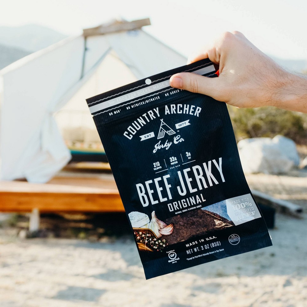 slide 5 of 5, Country Archer Provisions Grass-Fed Original Beef Jerky 2.5 oz, 2.5 oz