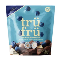 Tru Fru Nature's Blueberries Hyper-Chilled in White & Dark Chocolate