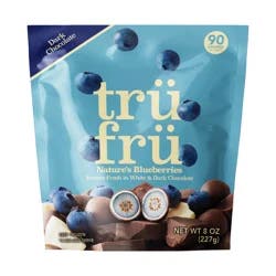 Tru Fru Nature's Blueberries Hyper-Chilled in White & Dark Chocolate