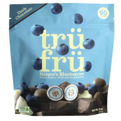 Tru Fru Nature's Blueberries Hyper-Chilled in White & Dark Chocolate