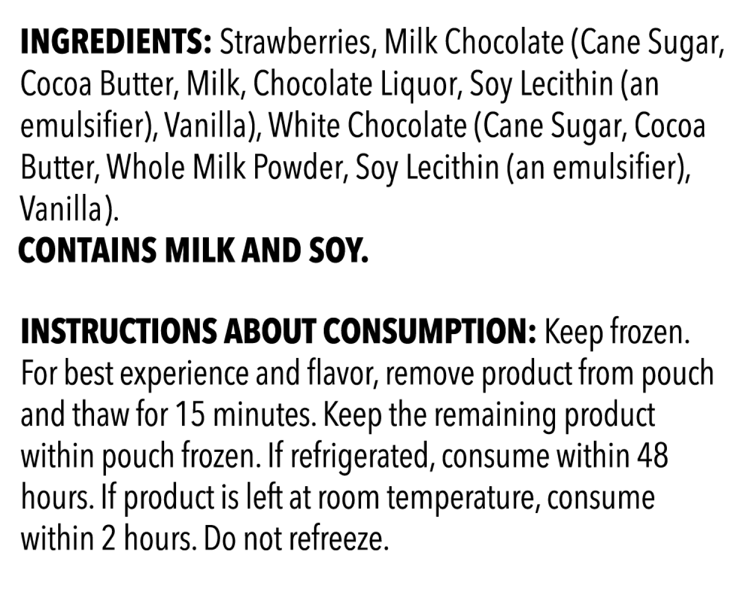 slide 4 of 4, Tru Fru Nature's Strawberries Frozen Fresh in White & Milk Chocolate, 8 oz