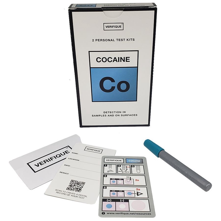 slide 2 of 3, Verifique Cocaine Test Kits, 2 ct