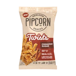 Pip's Heirloom Snacks Cinnamon Sugar Twists 4.5 oz