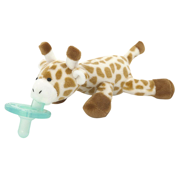 slide 1 of 1, WubbaNub Baby Giraffe Pacifier, 1 ct