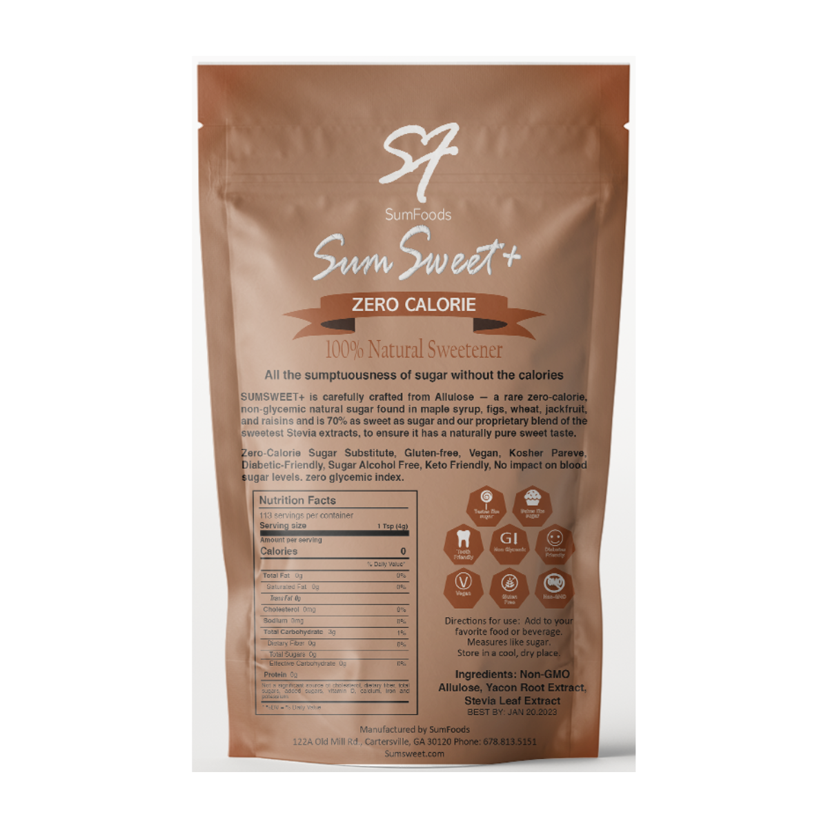 slide 2 of 2, Sumsweet Brown Sugar, 16 oz