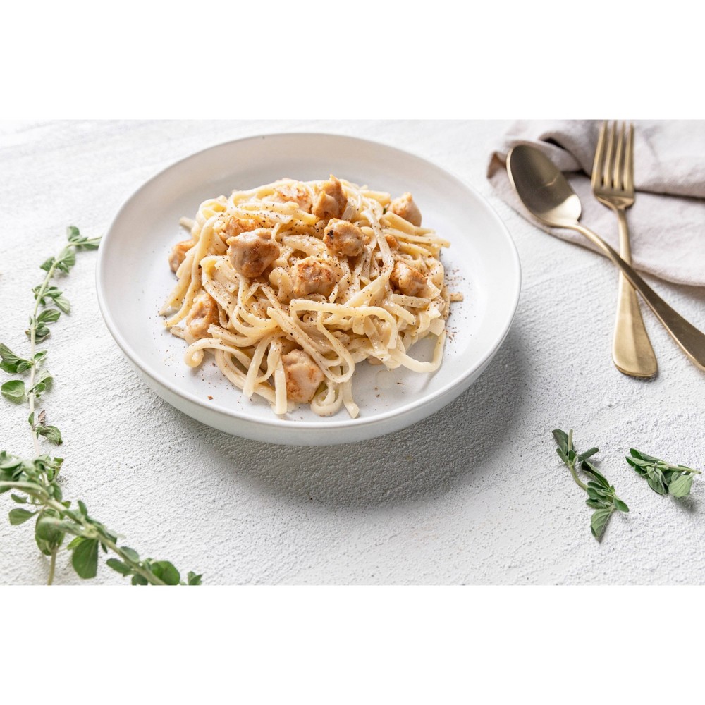 slide 2 of 3, Tattooed Chef Frozen Fettuccini Alfredo with Plant Based Chicken - 20oz, 20 oz