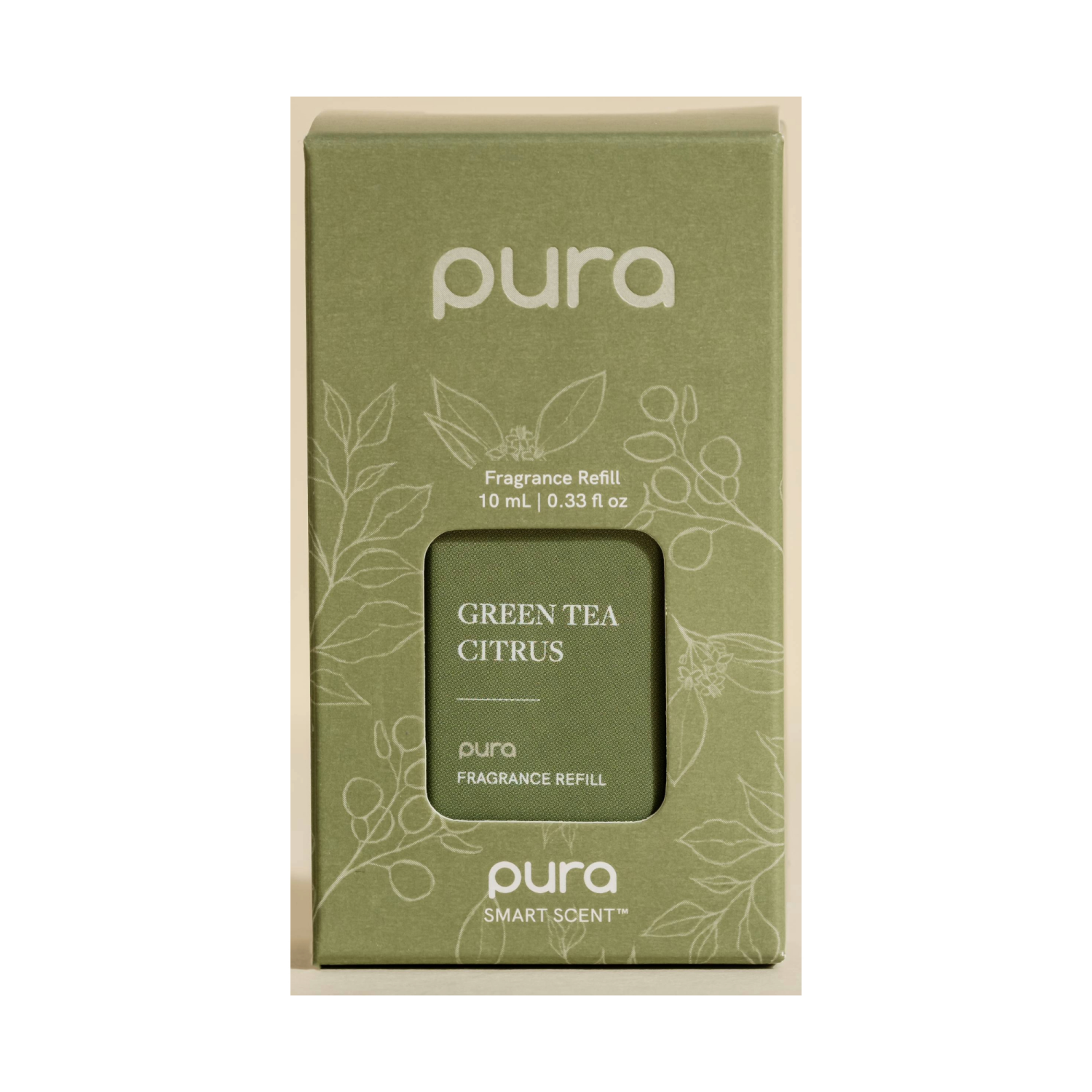slide 1 of 1, Pura Green Tea Citrus Refill, 1 ct