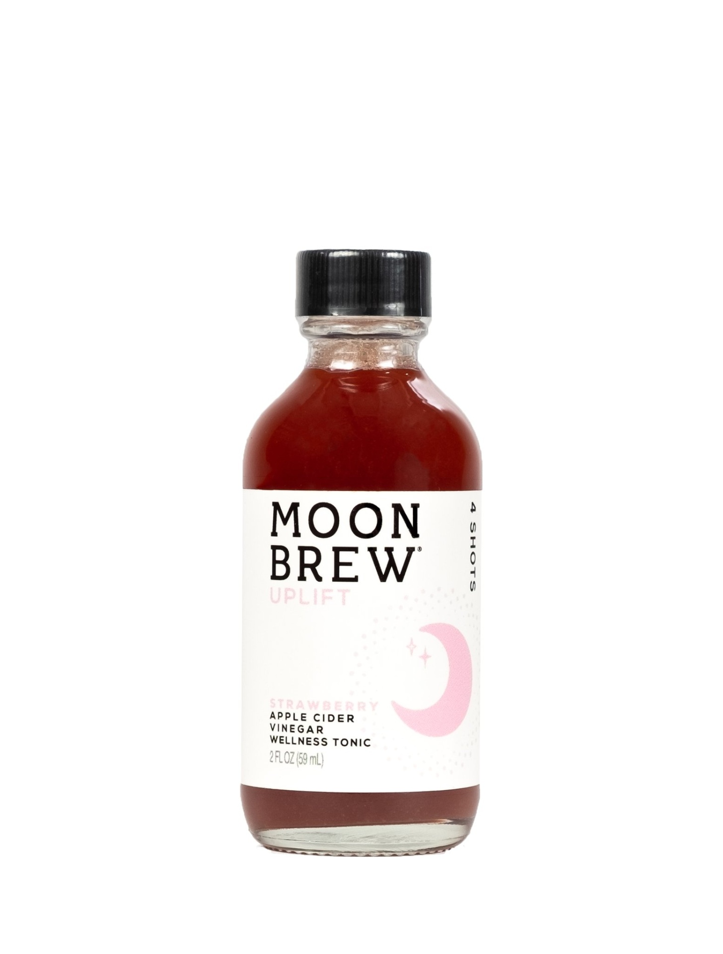 slide 1 of 1, Moon Brew Uplift, Strawberry Apple Cider Vinegar Tonic, 2 fl oz