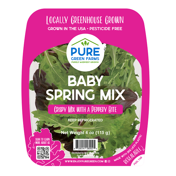 slide 1 of 1, Pure Green Farms Baby Spring Mix, 4 oz