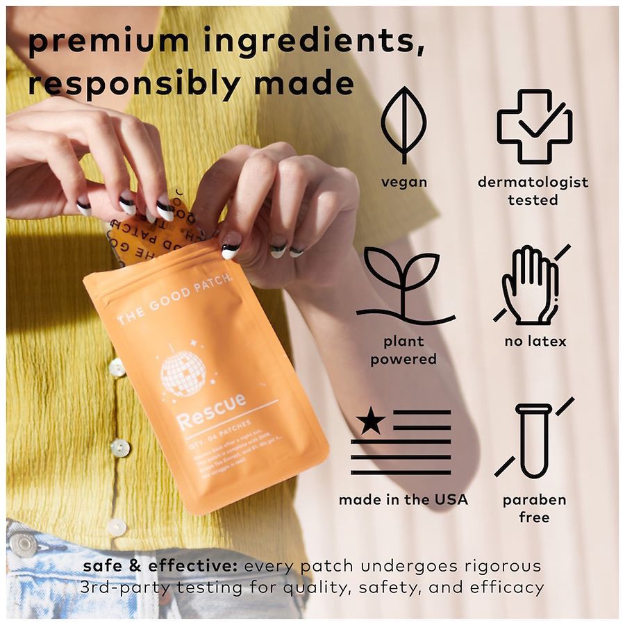 slide 2 of 5, The Good Patch Rescue Patches 4 ea, 4 ct