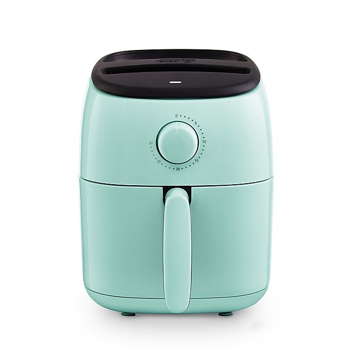 slide 1 of 5, Dash Express Tasti-Crisp Air Fryer - Aqua, 2.6 qt