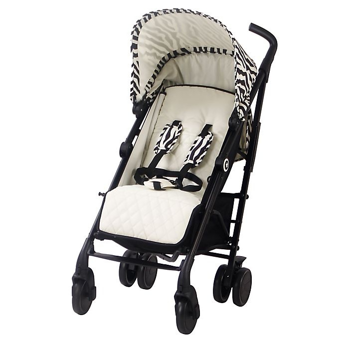 slide 5 of 6, Your Babiie MAWMA By Snooki Corinthia Lightweight Stroller - Zebra, 1 ct