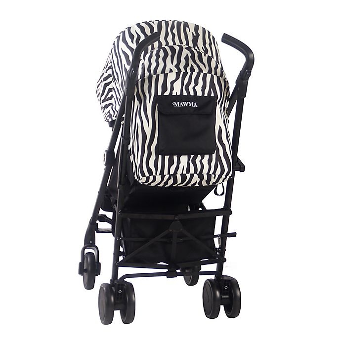 slide 2 of 6, Your Babiie MAWMA By Snooki Corinthia Lightweight Stroller - Zebra, 1 ct