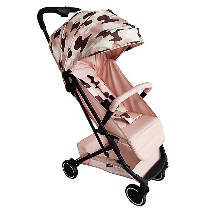 slide 1 of 8, Your Babiie AM:PM by Christina Milian Soho Compact Travel Stroller - Blush Camo, 1 ct