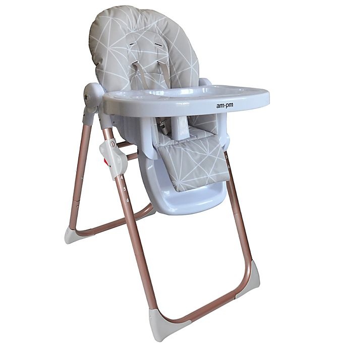 slide 1 of 8, Your Babiie AM:PM by Christina Milian Fitzrovia High Chair - Geometric Mocha, 1 ct