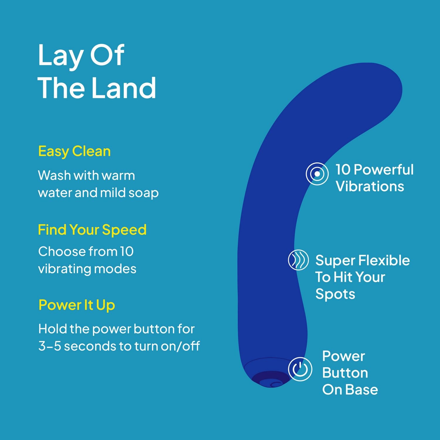 slide 2 of 8, Hello Cake Bendy Vibe Vibrator 1 ea, 1 ct