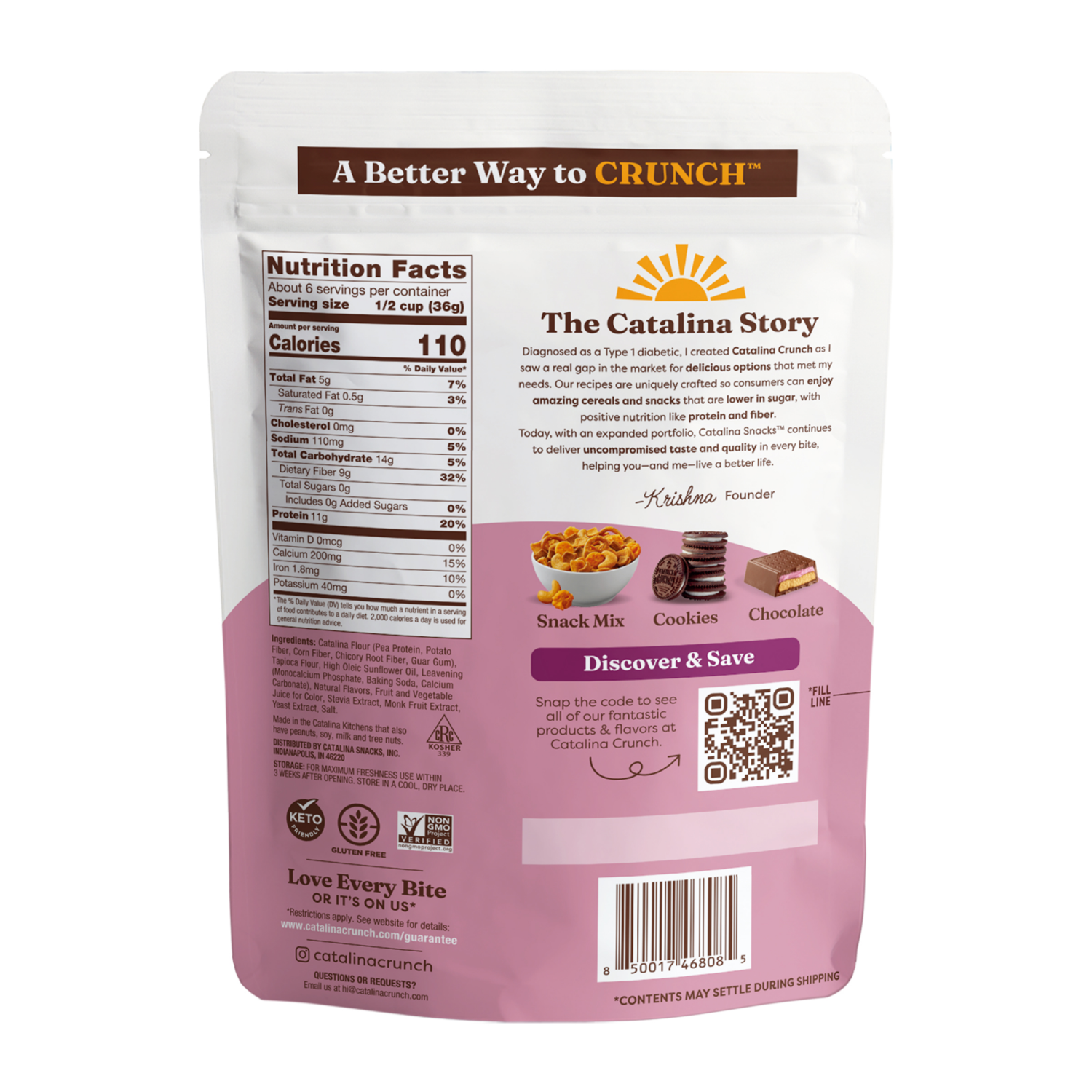 slide 2 of 6, Catalina Crunch Protein Cereal, Fruity 8 oz, 8 oz