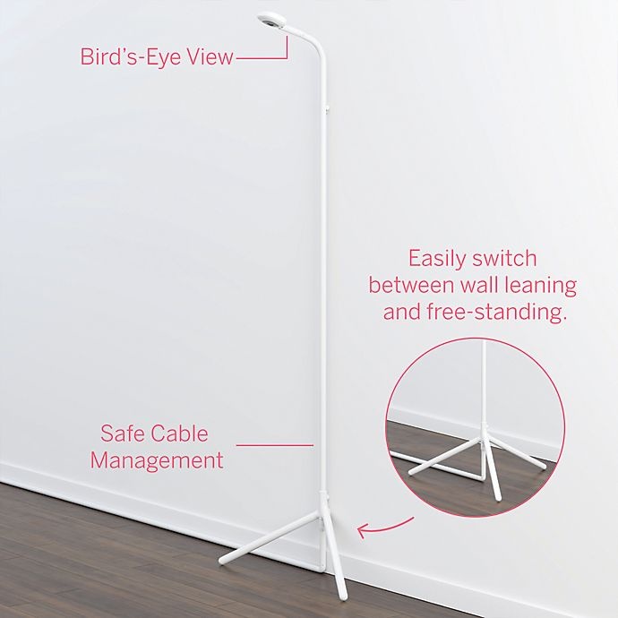 slide 8 of 8, Nanit Pro Smart Baby Monitor & Floor Stand - White, 1 ct
