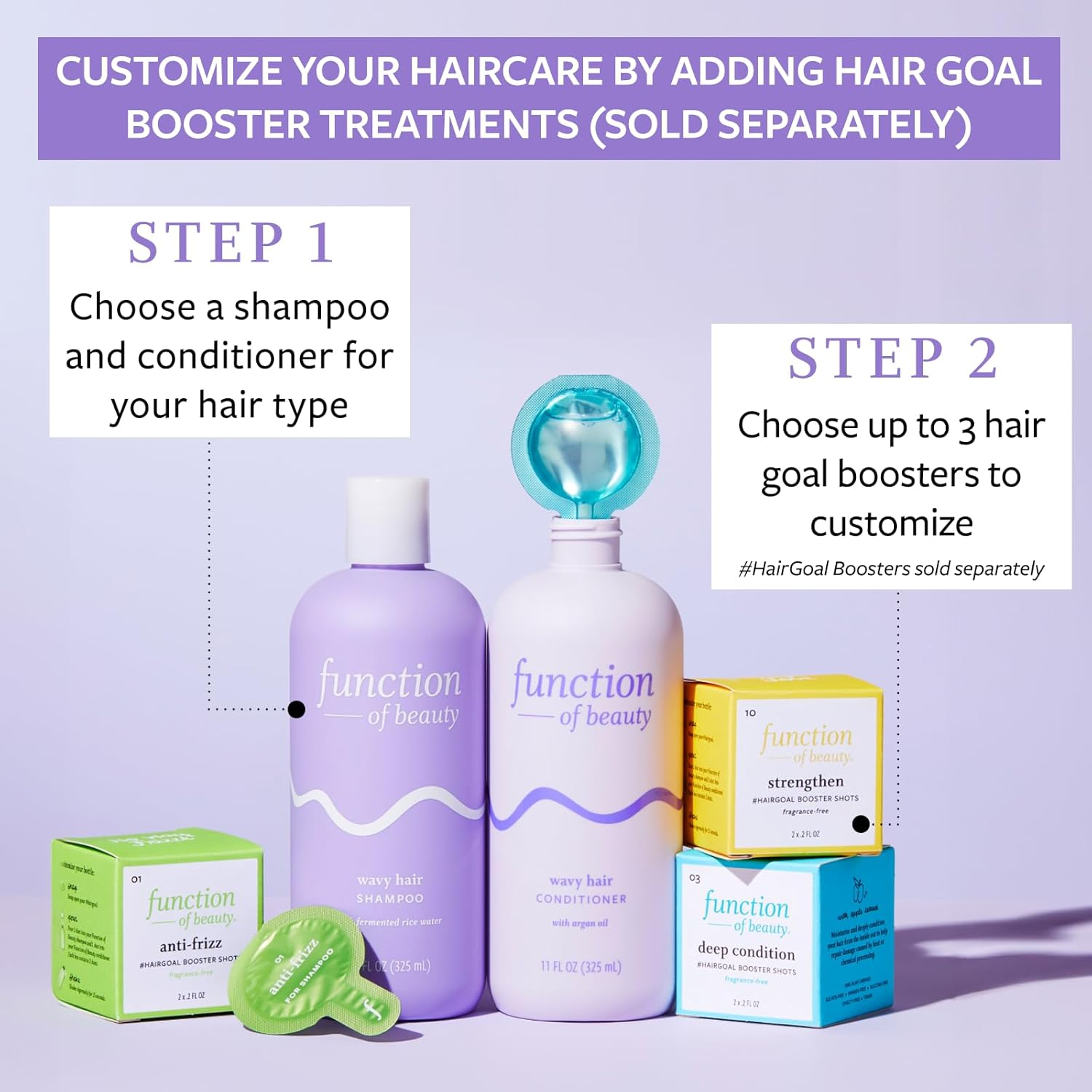 slide 7 of 7, FUNCTION Custom Wavy Hair Shampoo Base with Fermented Rice Water - 11 fl oz, 11 fl oz