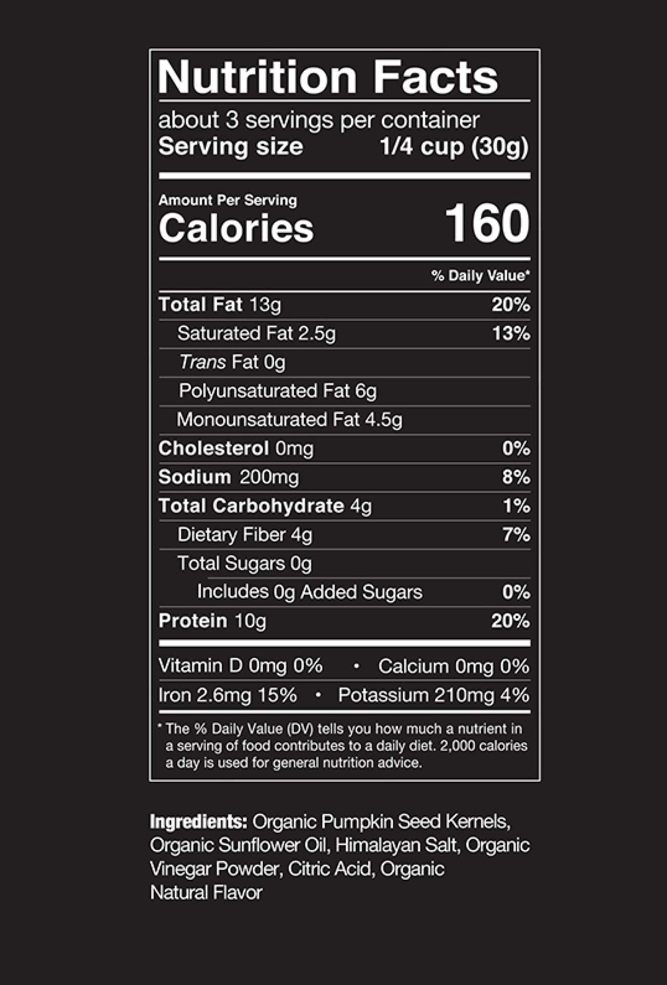slide 2 of 2, Top Fox Pop Roasted Salt & Vinegar Pumpkin Seeds 3.5 oz, 3.5 oz