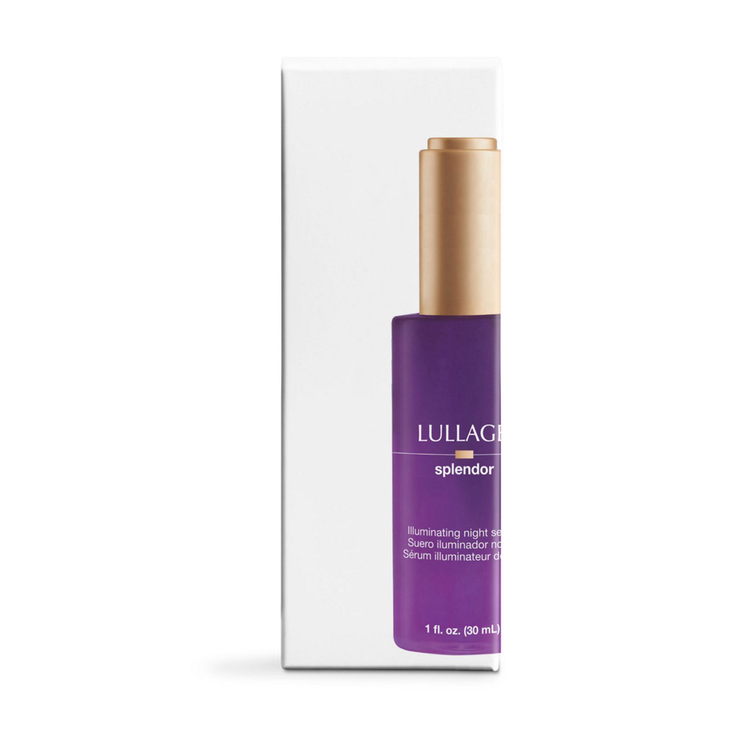 slide 4 of 5, Lullage Splendor Illuminating Night Serum 1Oz, 1 oz