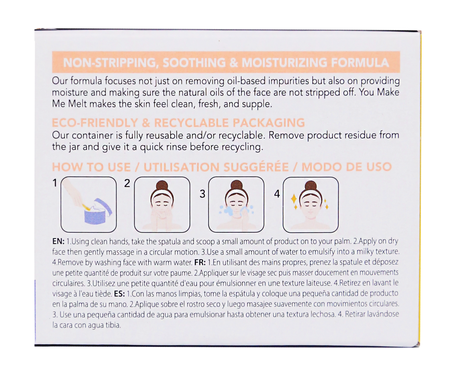 slide 5 of 5, SoloVegan You Make Me Melt Cleansing Balm 100ml, 100 ml