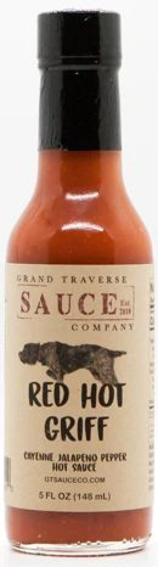 slide 1 of 1, GRAND TRAVERSE SAUCE 5oz Red Hot Griff Gtsc, 5 oz
