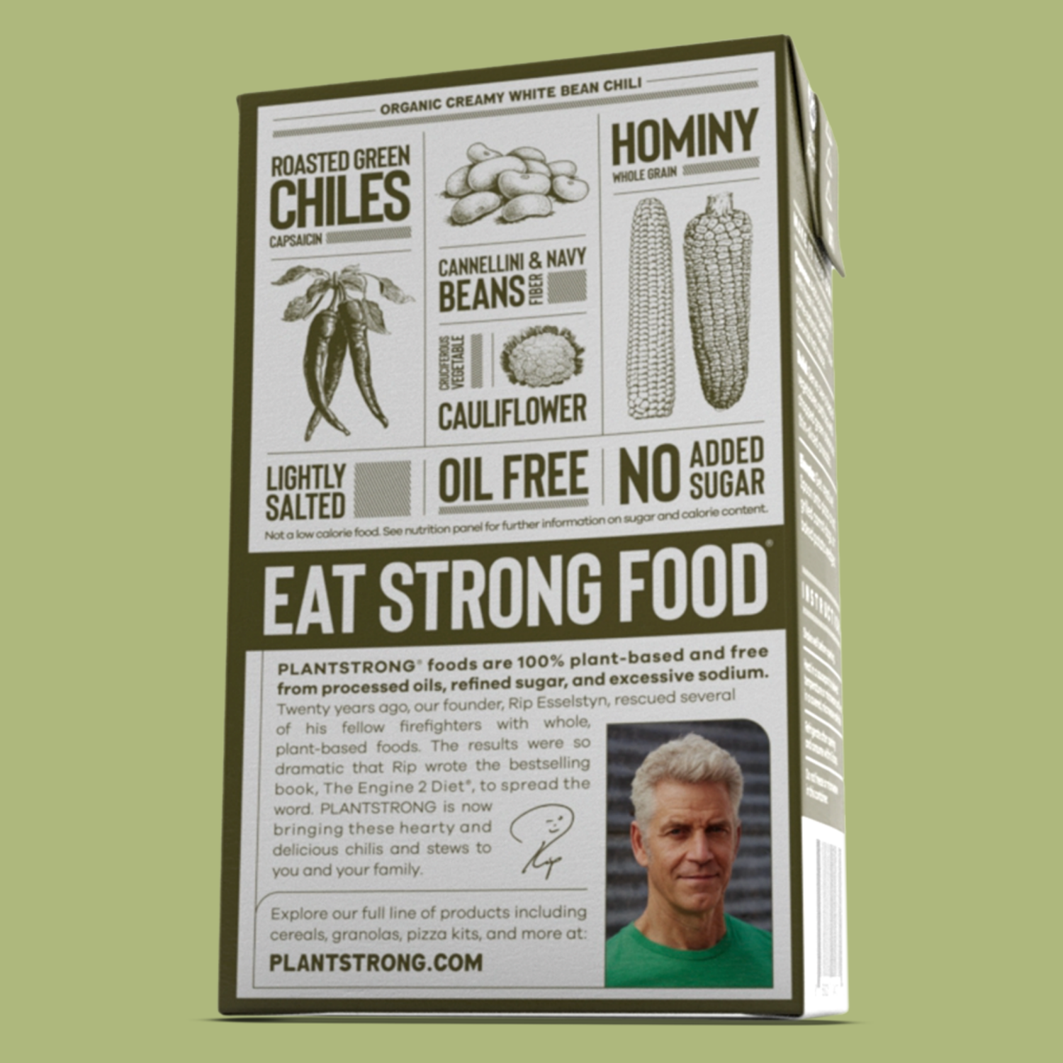 slide 3 of 4, PlantStrong Organic Plant-Based Creamy White Bean Chili 16.9 oz, 16.9 oz