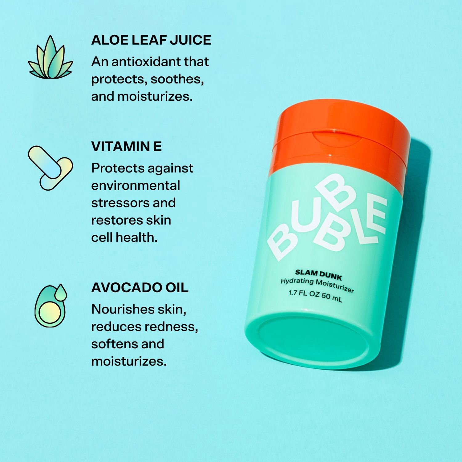 slide 2 of 7, Slam Dunk - Hydrating Moisturizer 5, 1.7 oz