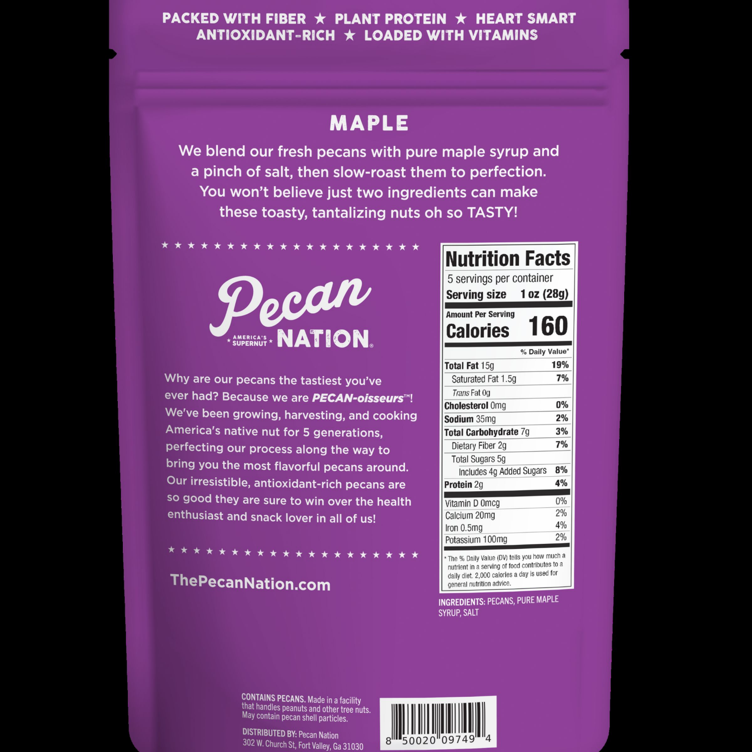 slide 2 of 2, Pecan Nation Maple Pecans 5oz, 5 oz