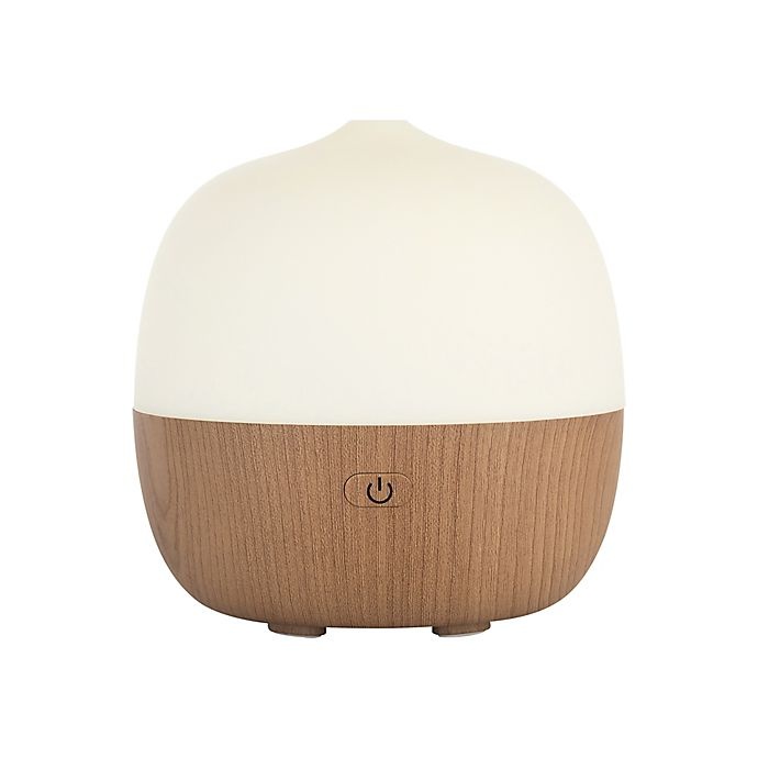 slide 2 of 3, SpaRoom Hugo Smart App-Enabled Essential Oil Diffuser - White/Brown, 1 ct