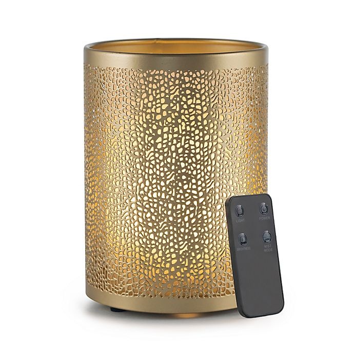 slide 3 of 3, SpaRoom Opulence Essential Oil Diffuser with Remote Control - Gold, 1 ct