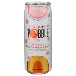 Inotea Pobble Bursting Mango + Red Dragon Fruit Bubble Tea - 16.6 fl oz