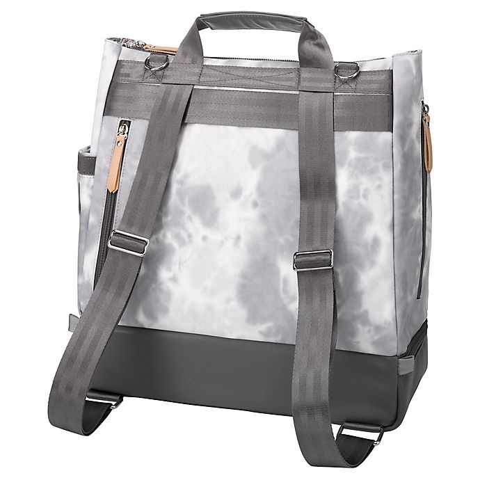 slide 6 of 9, Petunia Pickle Bottom Pivot Diaper Backpack - Swirl Tie Dye Grey, 1 ct