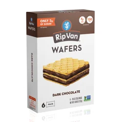 Rip Van Dark Chocolate Wafers 6 - 0.78 oz Packs