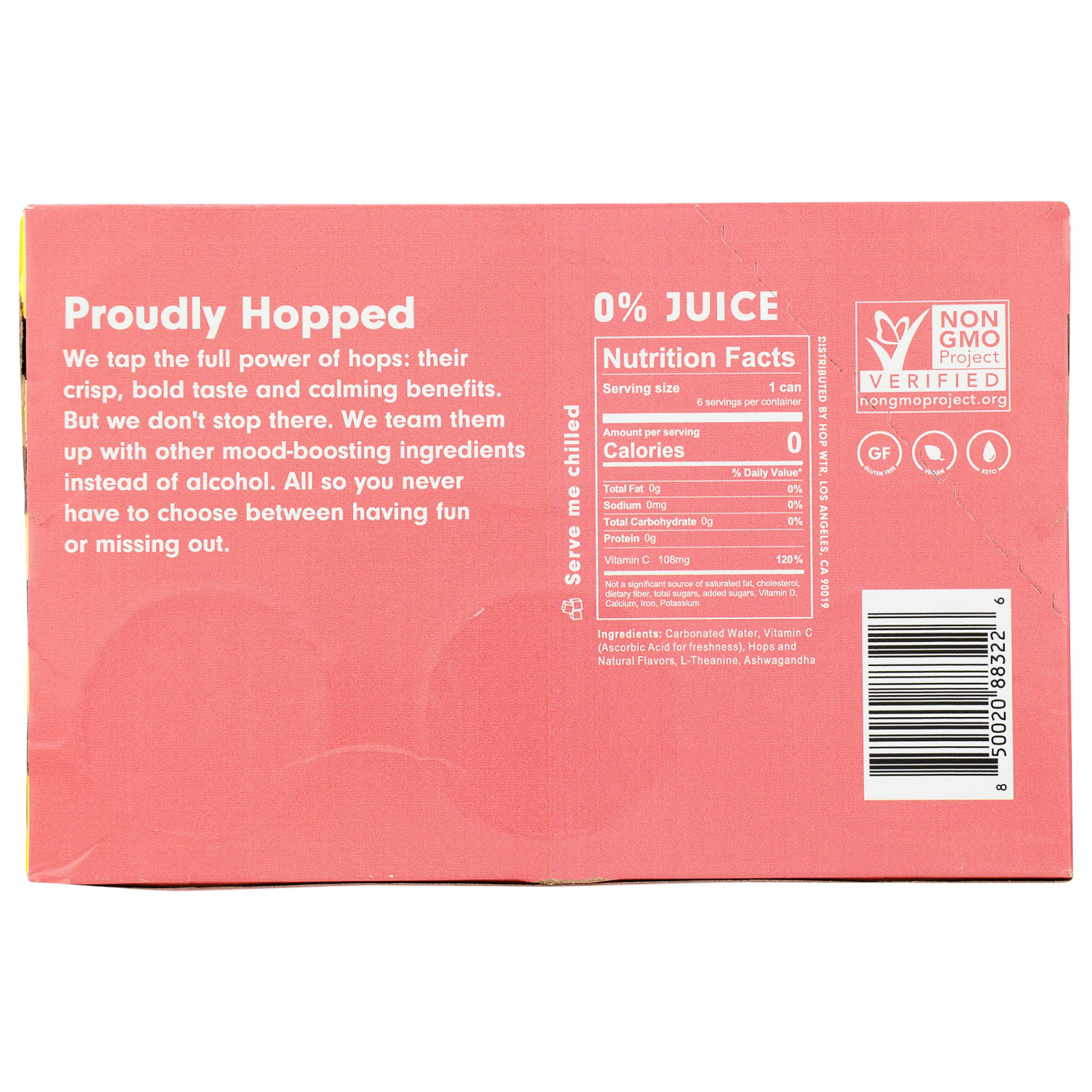 slide 2 of 4, Hop Water-Grapefruit, 6 ct; 12 oz