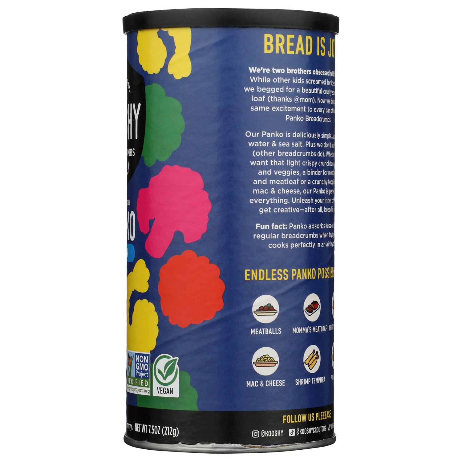 slide 2 of 4, Kooshy Plain Panko Breadcrumbs, 7.5 oz