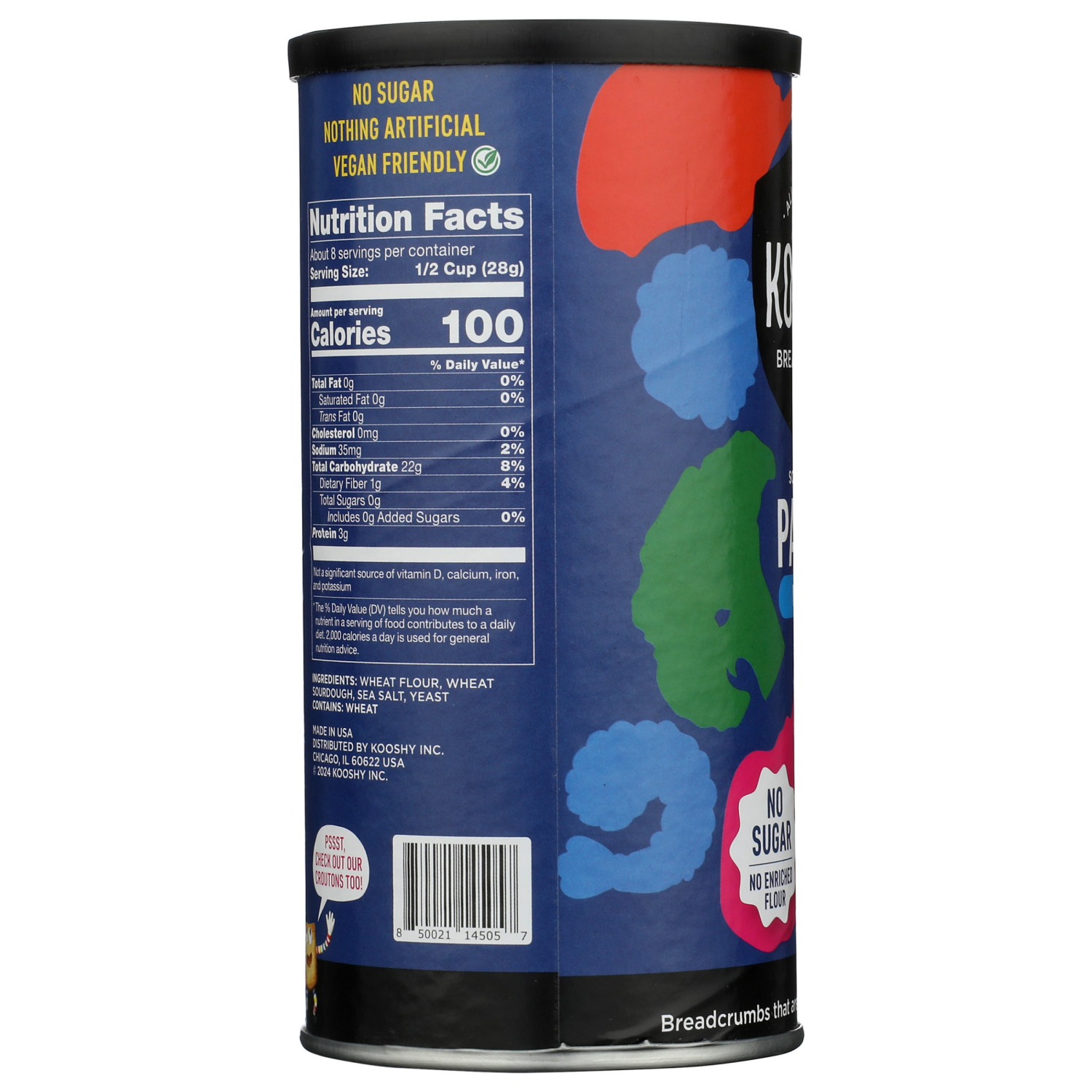 slide 4 of 4, Kooshy Plain Panko Breadcrumbs, 7.5 oz