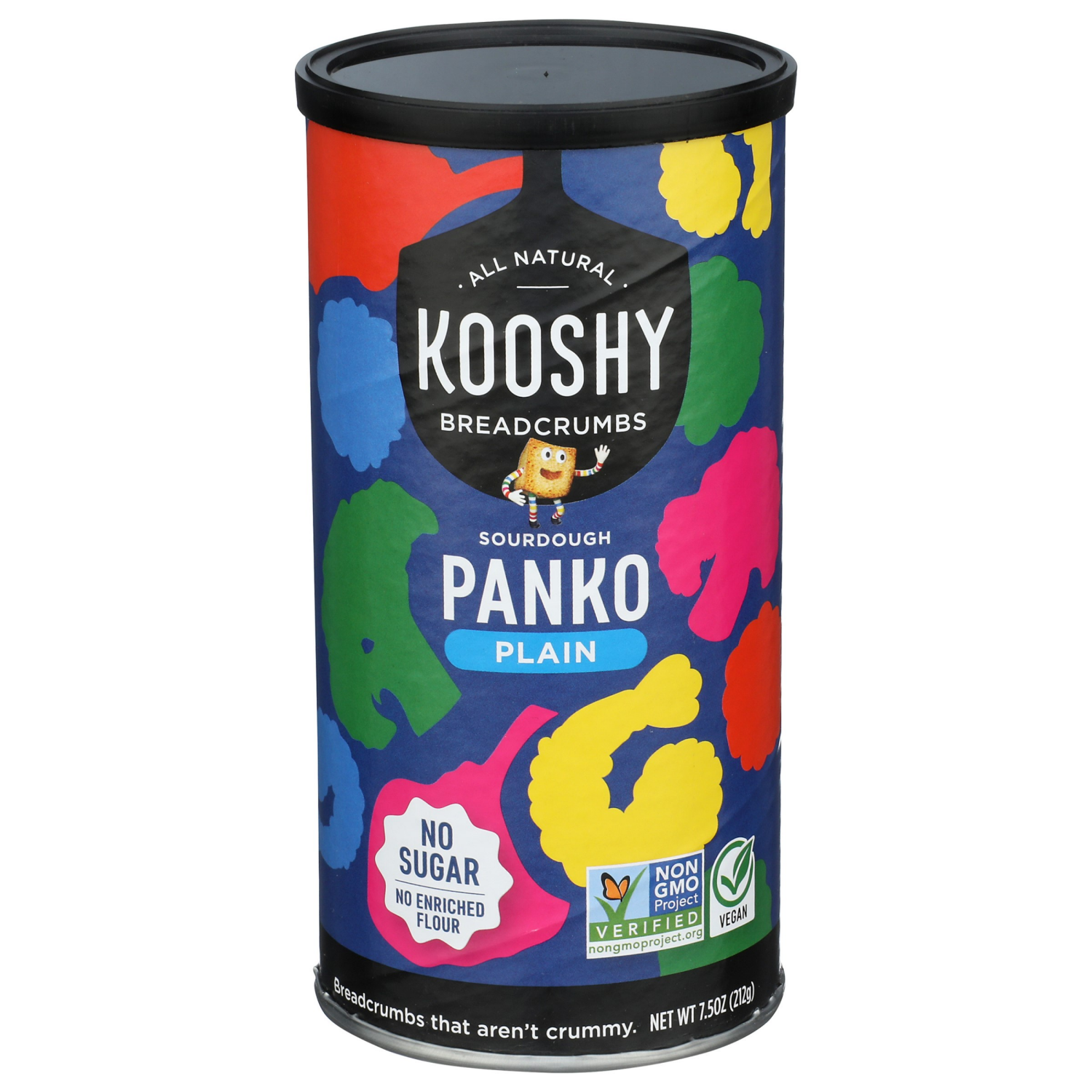 slide 1 of 4, Kooshy Plain Panko Breadcrumbs, 7.5 oz