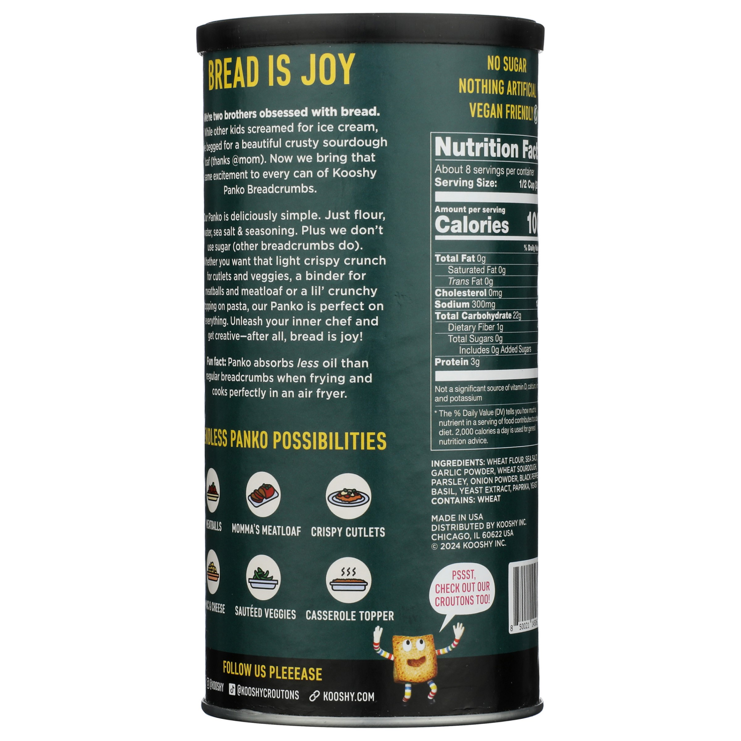 slide 3 of 4, Kooshy Itaniano Panko Breadcrumbs, 7.5 oz