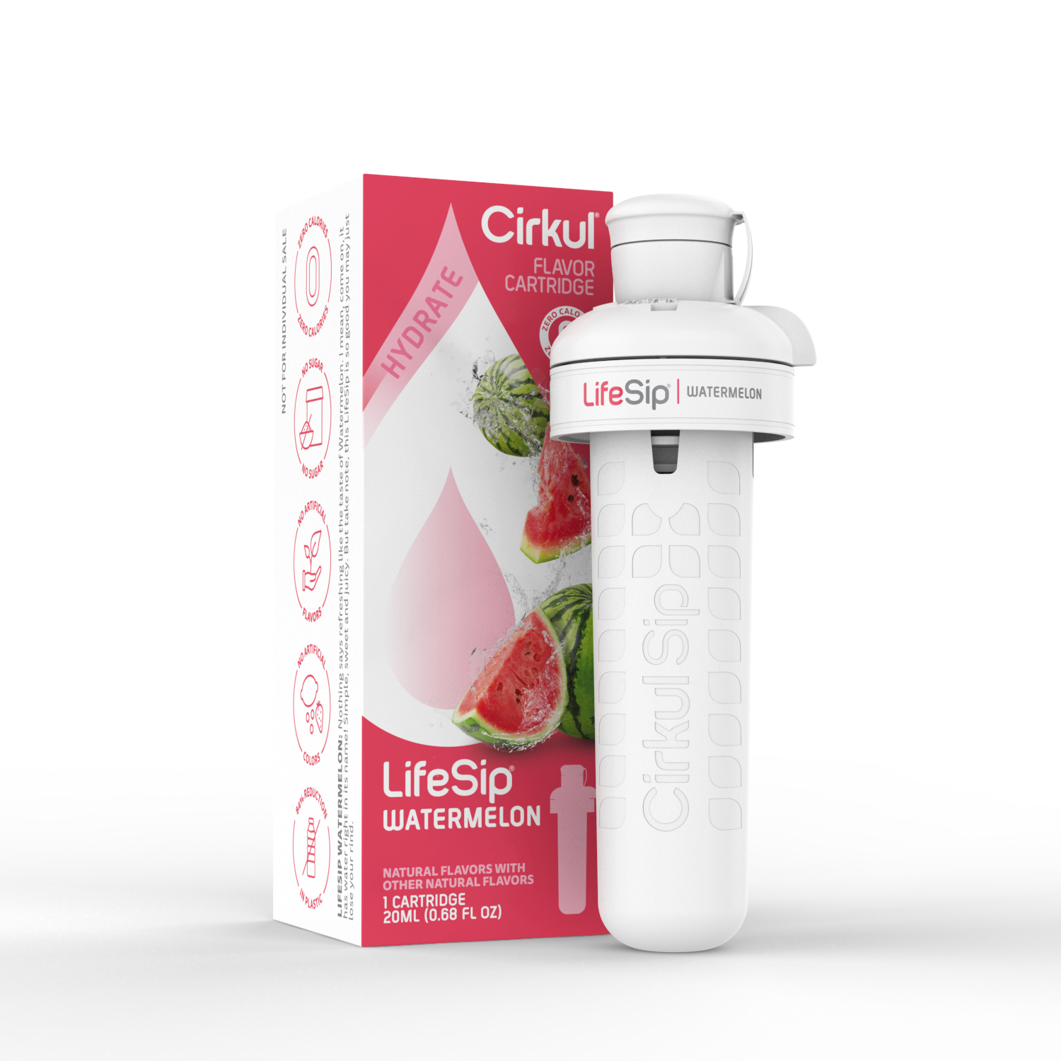 slide 1 of 1, Cirkul LifeSip Watermelon Cartridge 1 Each, 1 ct