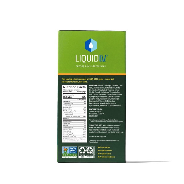 slide 8 of 9, Liquid I.V. Energy Multiplier Yuzu Pineapple, 10 ct