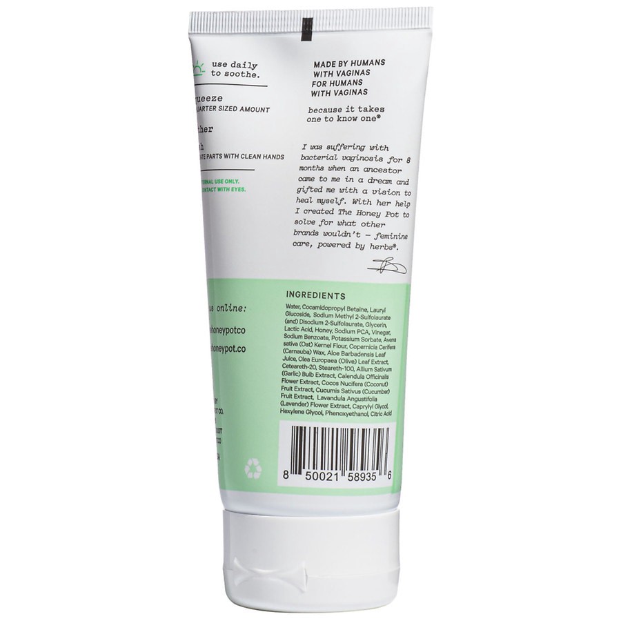 slide 2 of 4, The Honey Pot Company Support Soothing Wash 6 fl oz, 6 fl oz