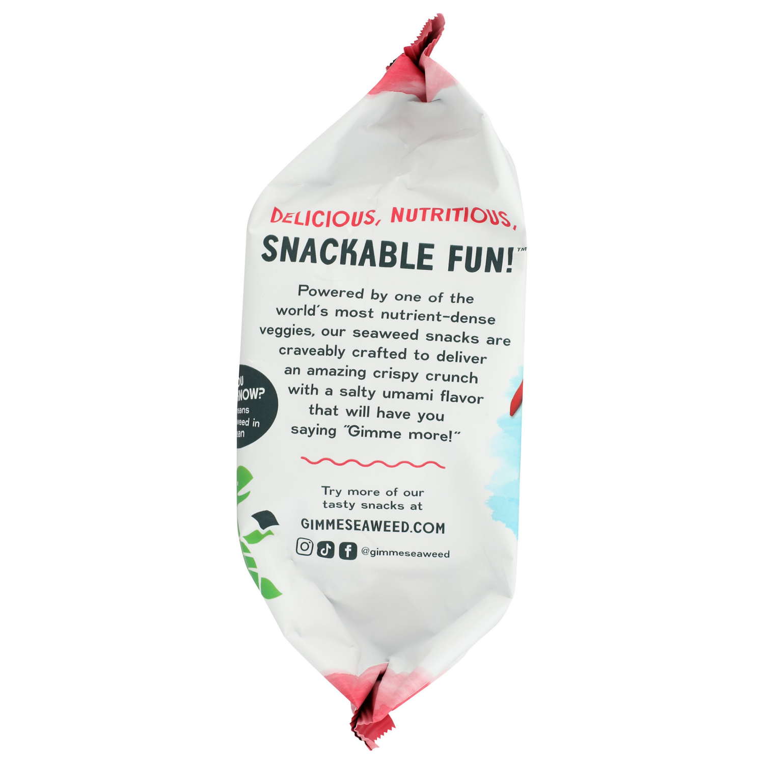 slide 4 of 4, gimMe Organic Roasted Seaweed Snack Korean BBQ - 0.32oz, 0.32 oz