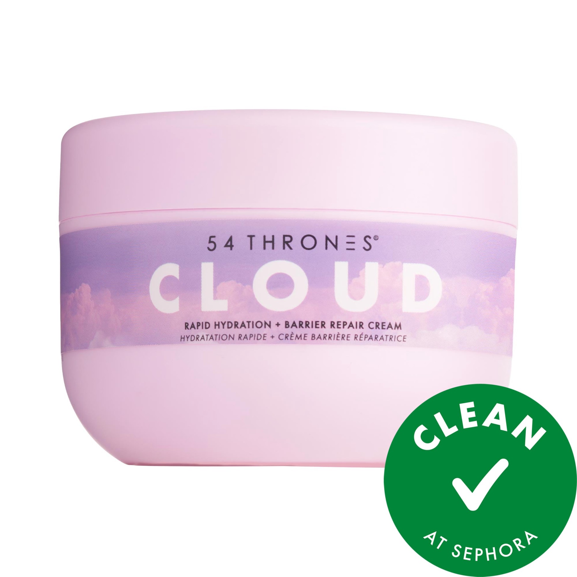 slide 1 of 8, 54 Thrones Barrier Repair Cloud Body Cream with Peptides + Hyaluronic Acid Egyptian Lavender, 5 oz ; 150 ml