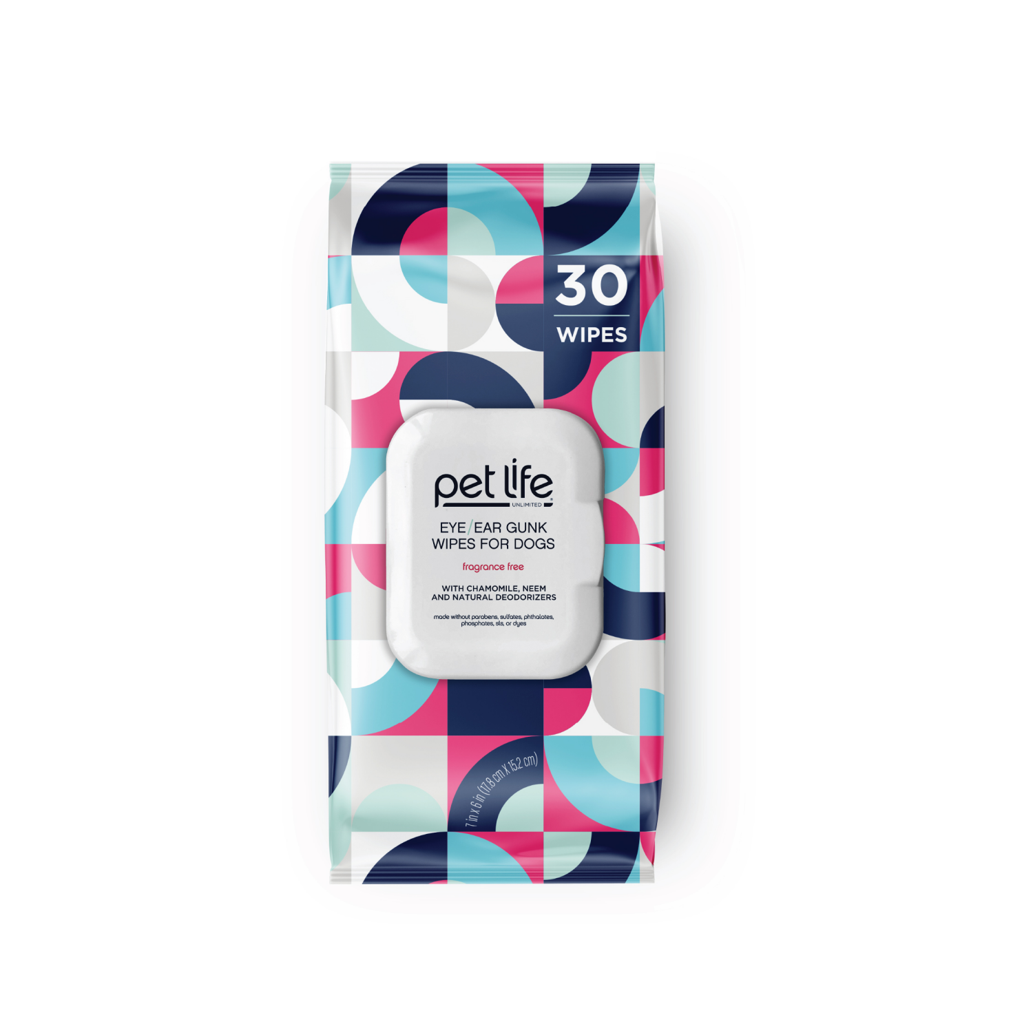 slide 1 of 5, Pet Life Eye/Ear Gunk Dog Wipes 30 ea, 30 ct