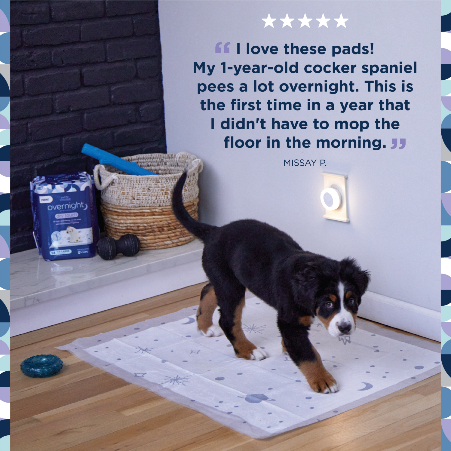slide 6 of 8, Pet Life Smart Prints Overnight Dog Pads Xx-Large 14 ea, 14 ct
