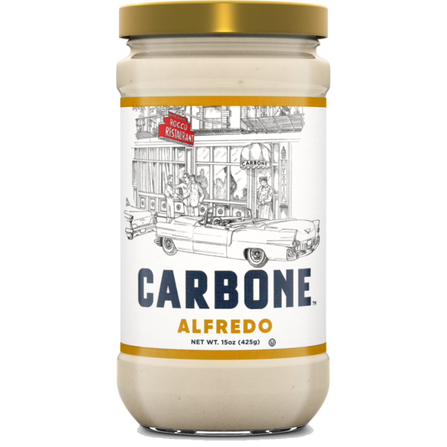 slide 1 of 2, Carbone Alfredo Sauce 15 oz, 15 oz